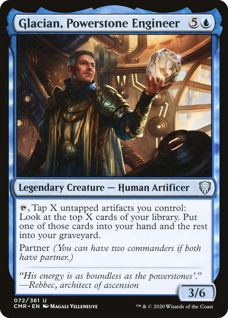 Glacian, Powerstone Engineer — Commander Legends — Magic: The Gathering