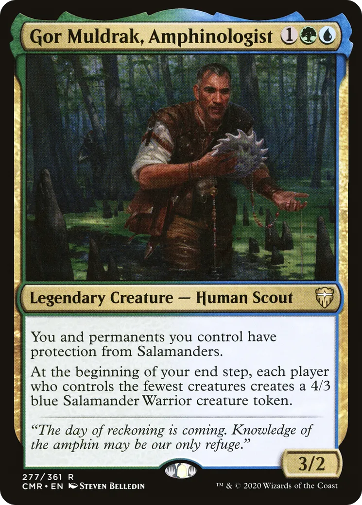Gor Muldrak, Amphinologist — Commander Legends — Magic: The Gathering