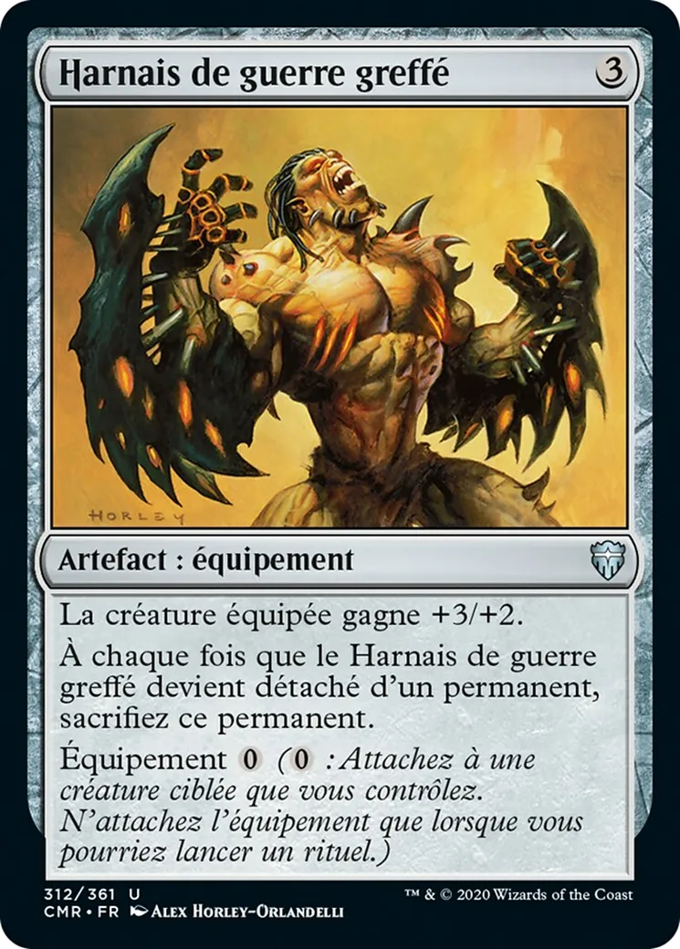 Harnais de guerre greffé — Commander Legends — Magic: The Gathering
