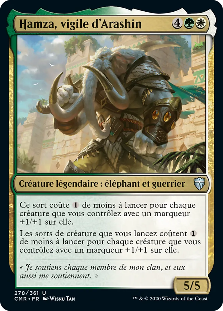 Hamza, vigile d'Arashin — Commander Legends — Magic: The Gathering