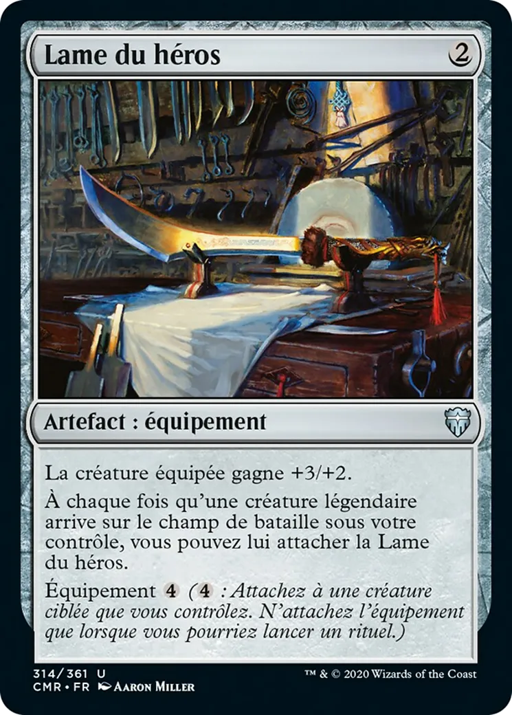 Lame du héros — Commander Legends — Magic: The Gathering