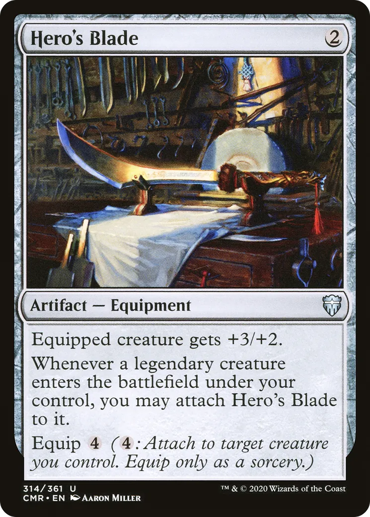 Hero's Blade — Commander Legends — Magic: The Gathering