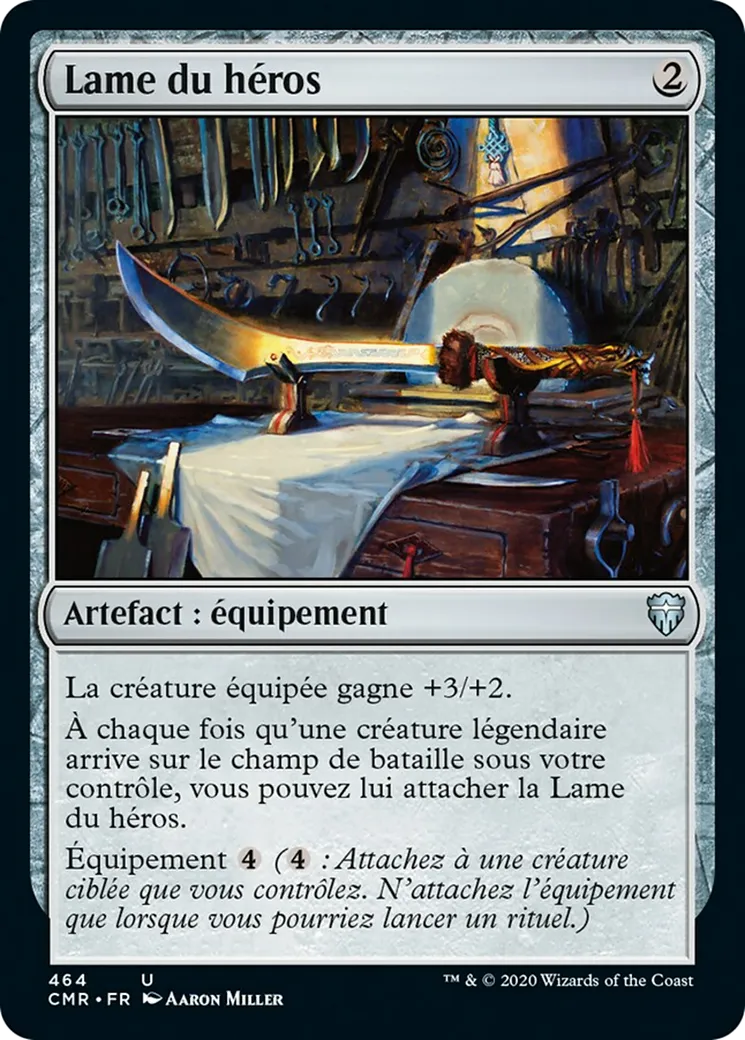 Lame du héros — Commander Legends — Magic: The Gathering