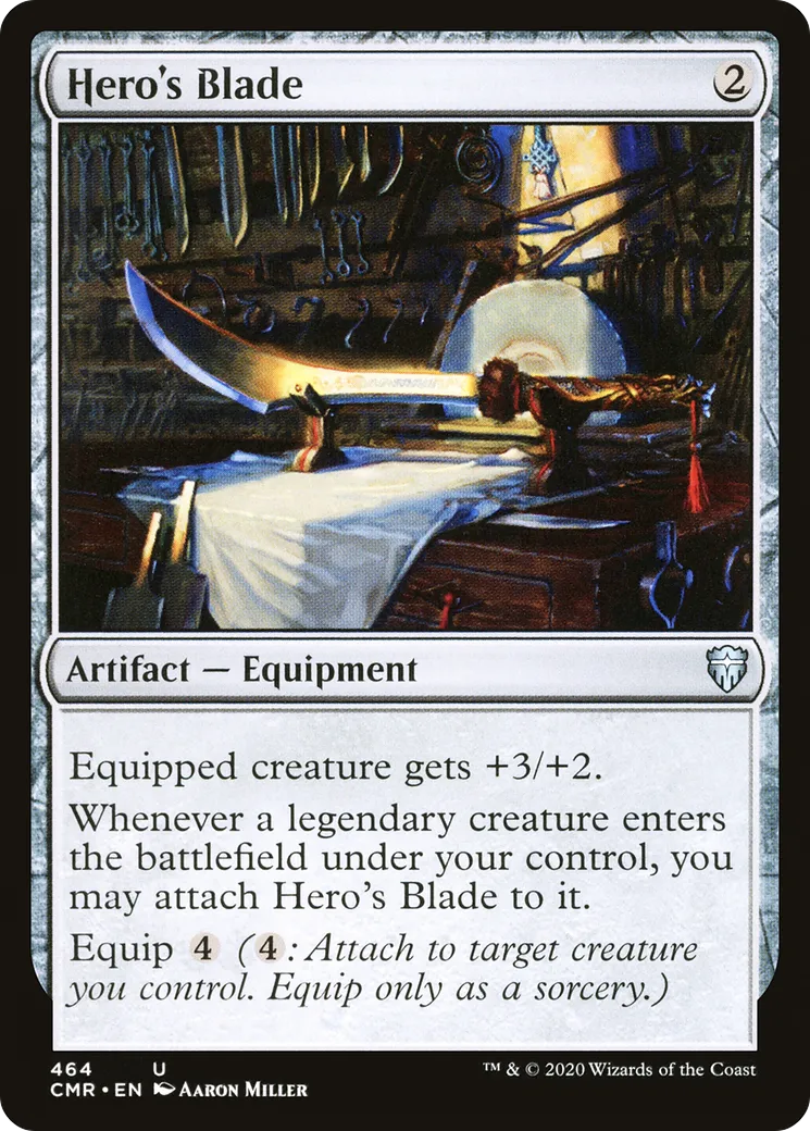 Hero's Blade — Commander Legends — Magic: The Gathering