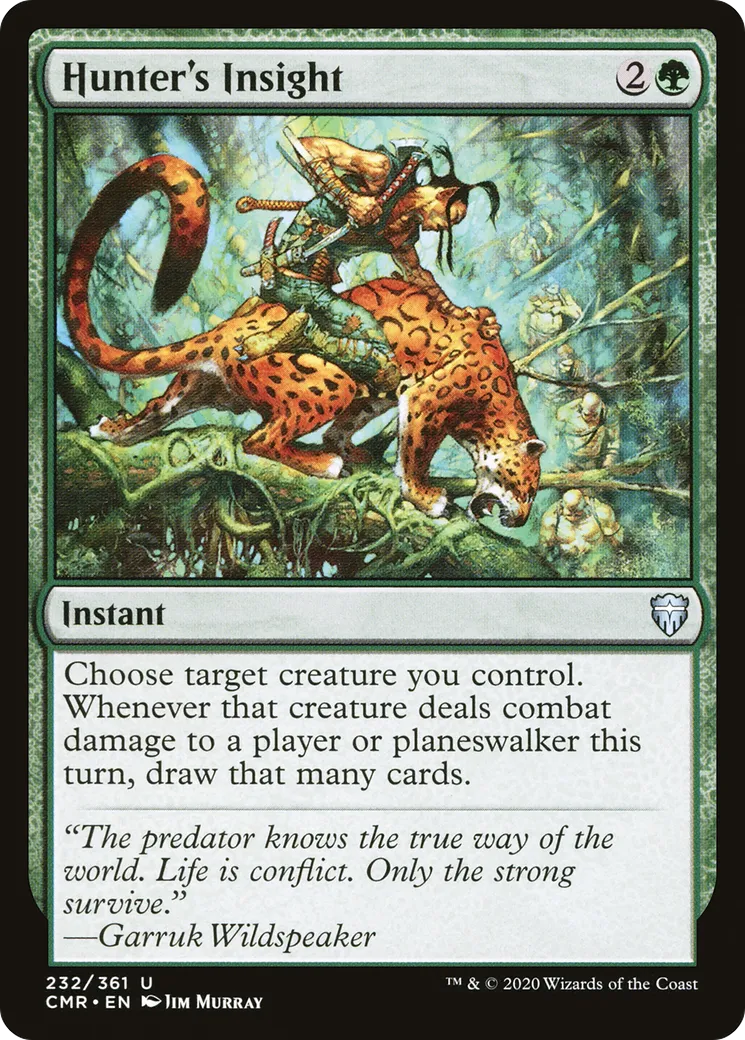 Perspicacité du chasseur — Commander Legends — Magic: The Gathering