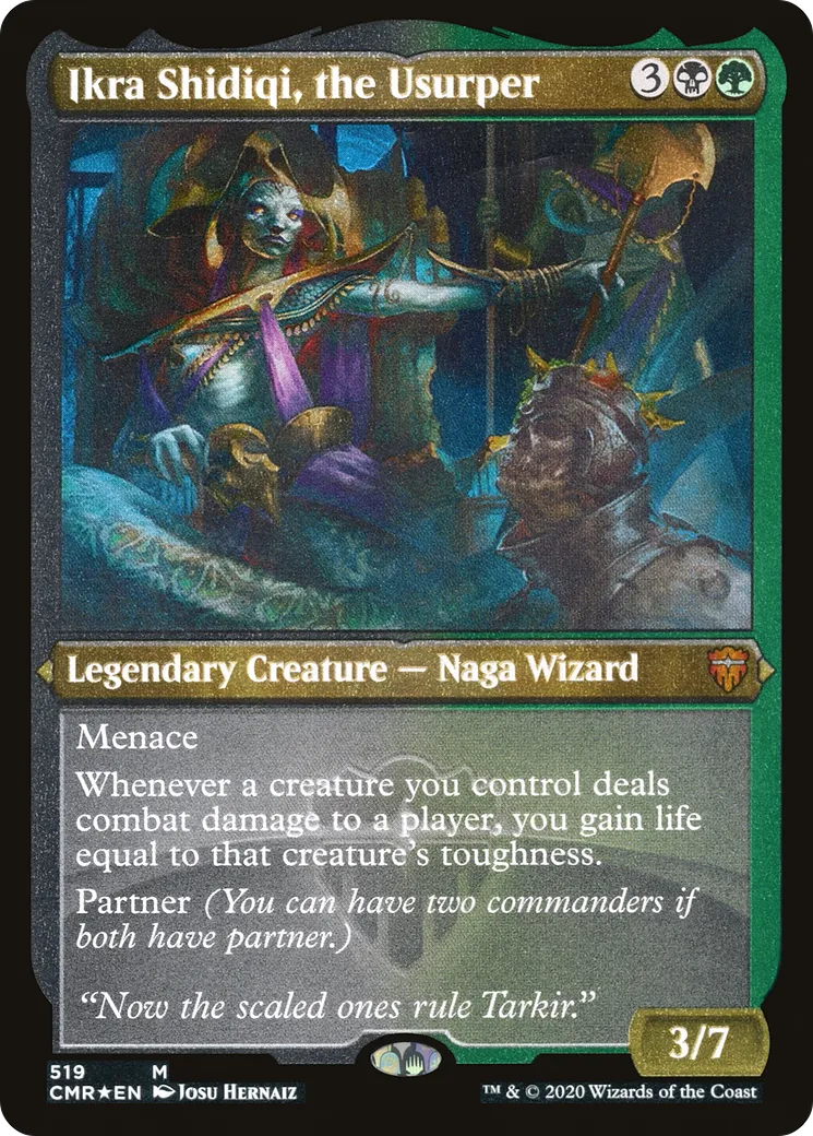 Ikra Shidiqi, the Usurper from Commander Legends - Magic: The Gathering