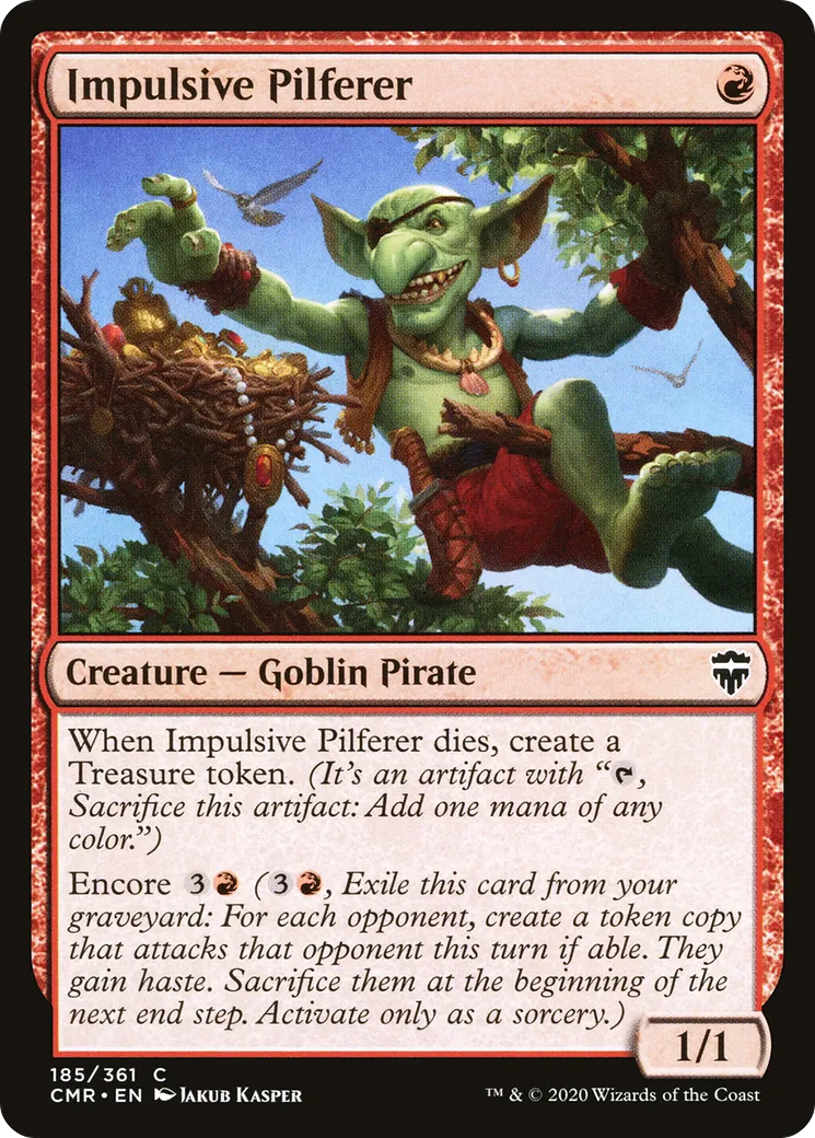 Impulsive Pilferer — Commander Legends — Magic: The Gathering