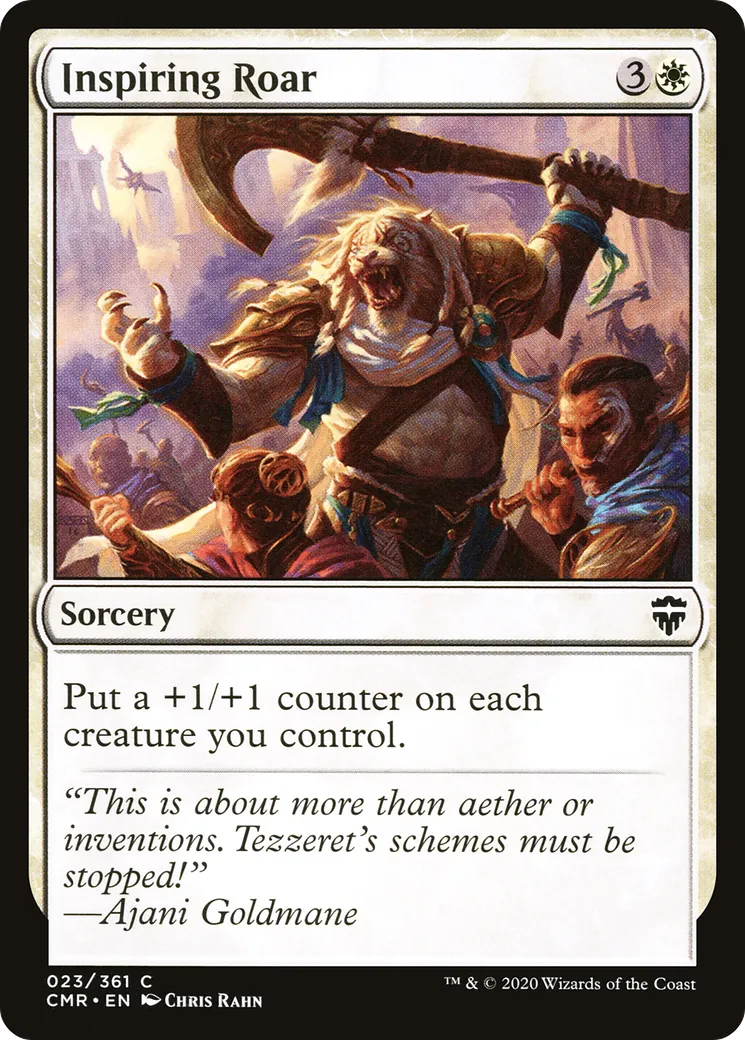 Inspiring Roar from Commander Legends - Magic: The Gathering