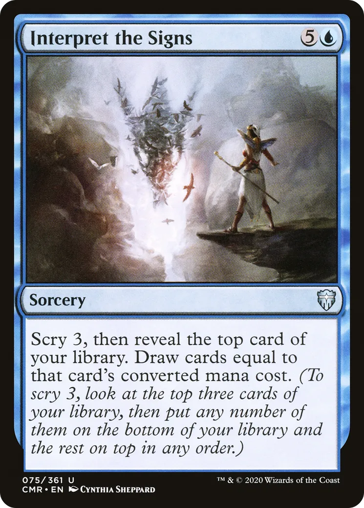 Interpréter les signes — Commander Legends — Magic: The Gathering