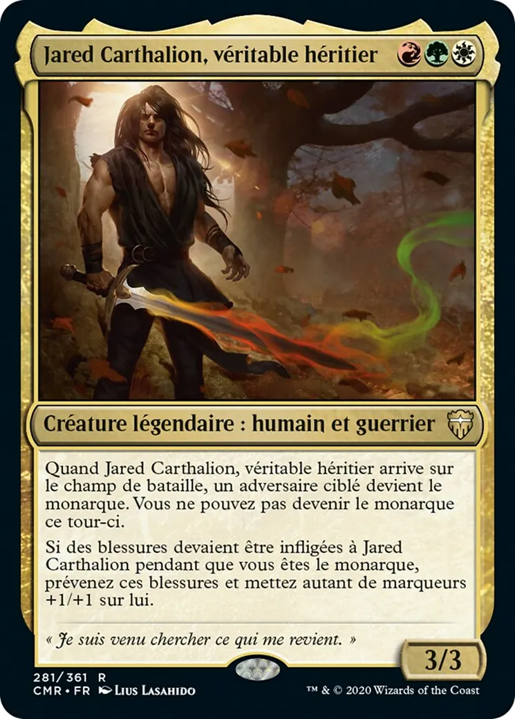 Jared Carthalion, véritable héritier — Commander Legends — Magic: The Gathering