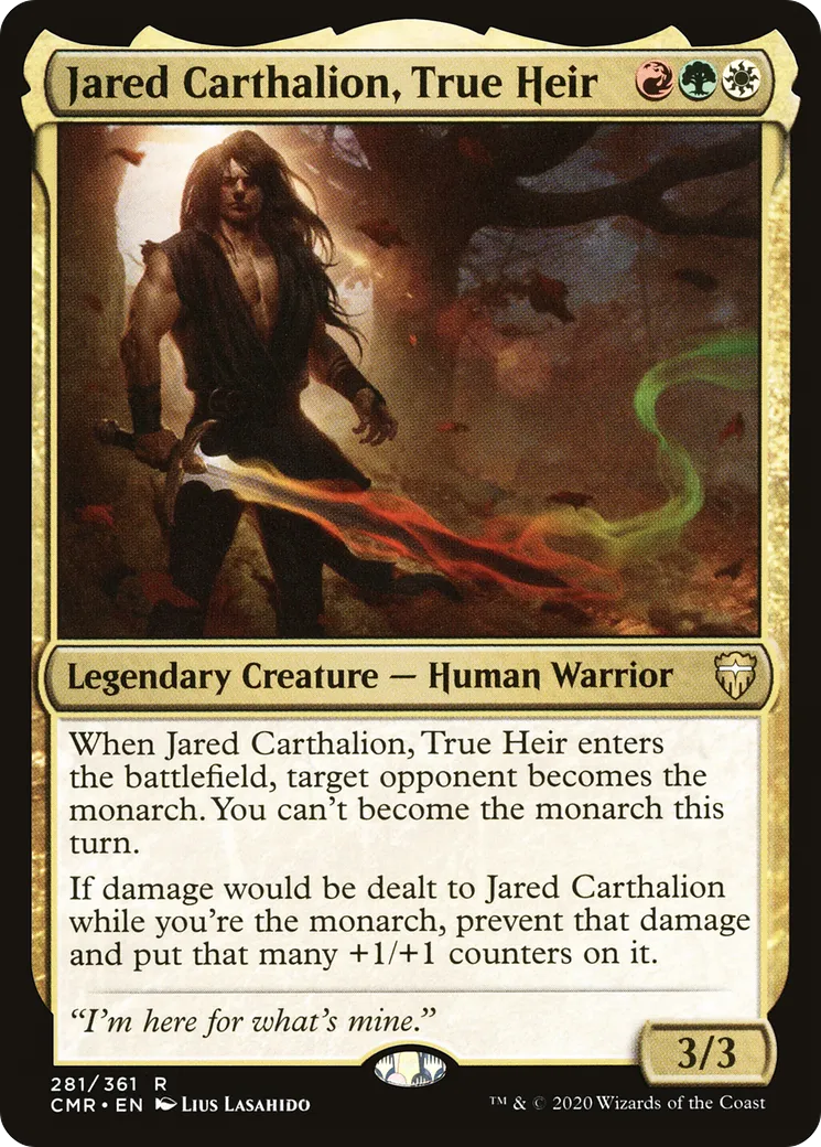 Jared Carthalion, True Heir — Commander Legends — Magic: The Gathering