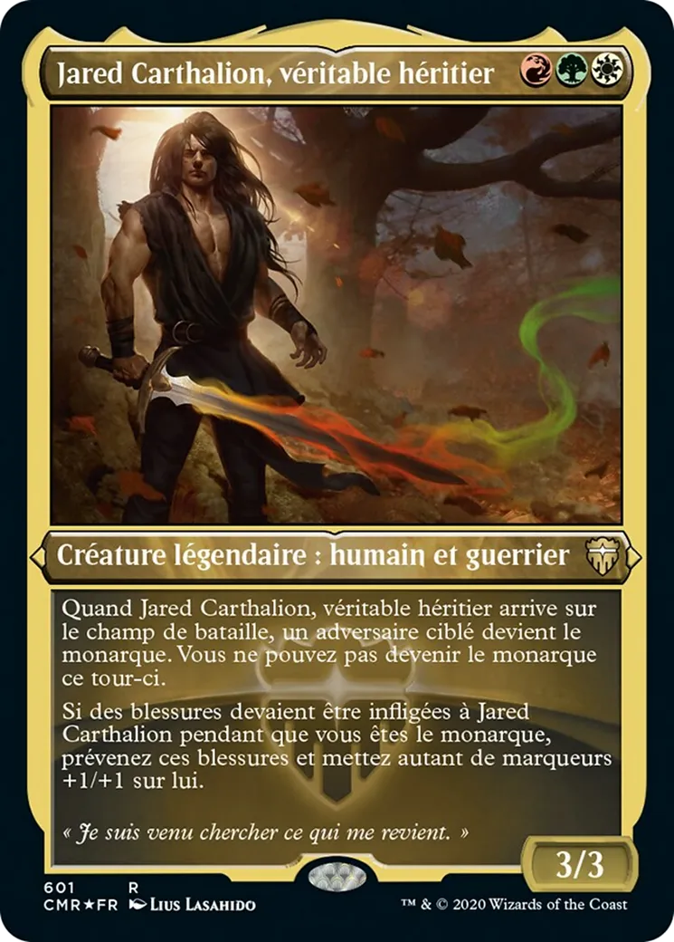 Jared Carthalion, véritable héritier — Commander Legends — Magic: The Gathering