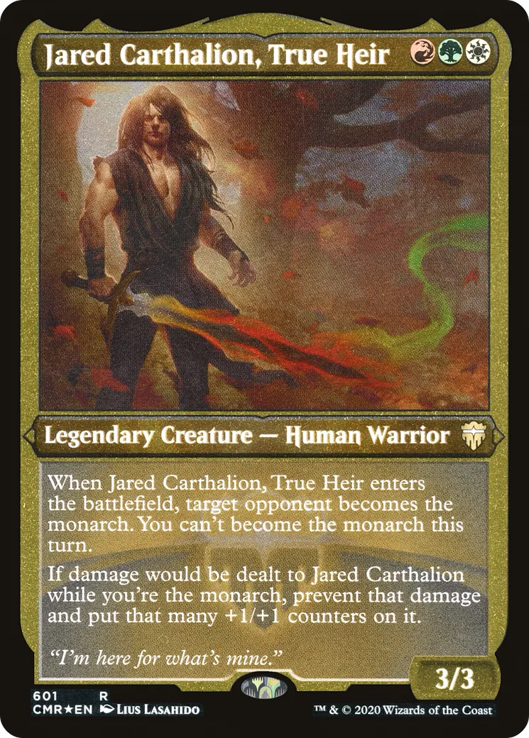 Jared Carthalion, véritable héritier — Commander Legends — Magic: The Gathering