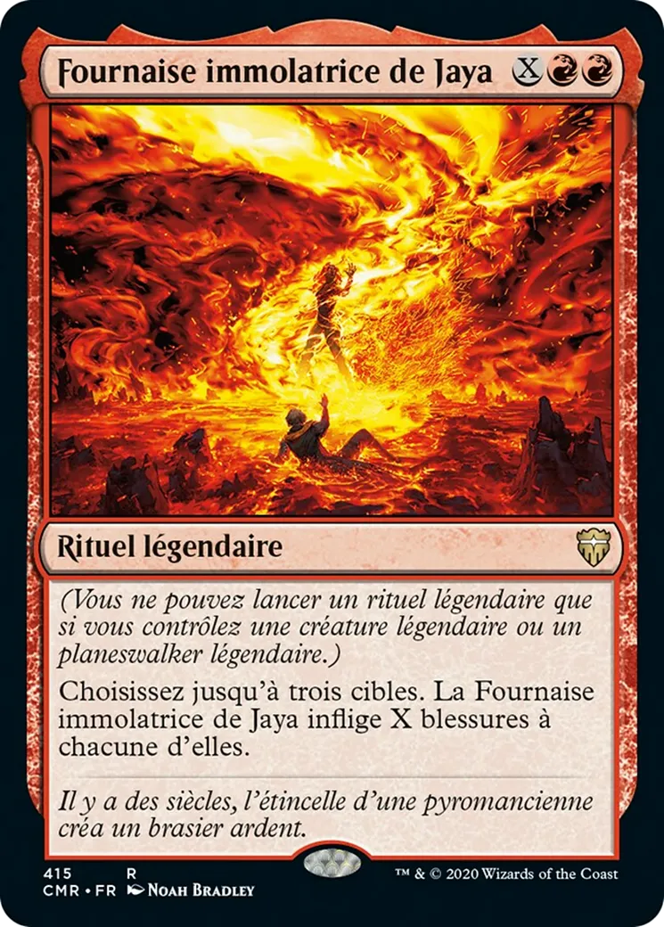 Fournaise immolatrice de Jaya — Commander Legends — Magic: The Gathering