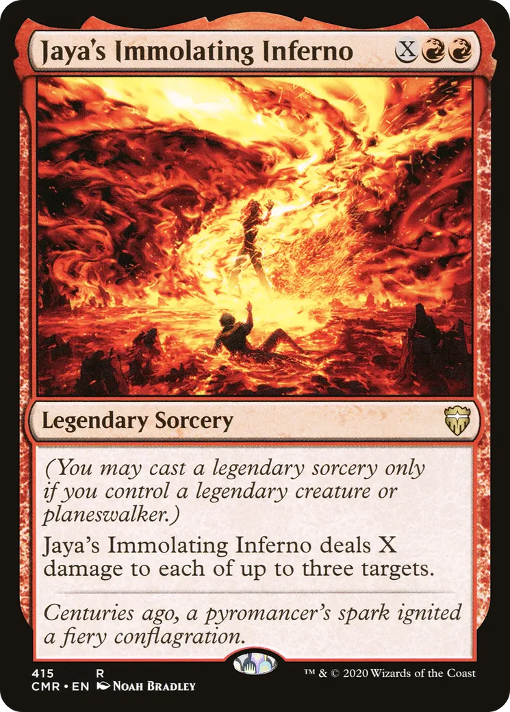 Jaya's Immolating Inferno — Commander Legends — Magic: The Gathering