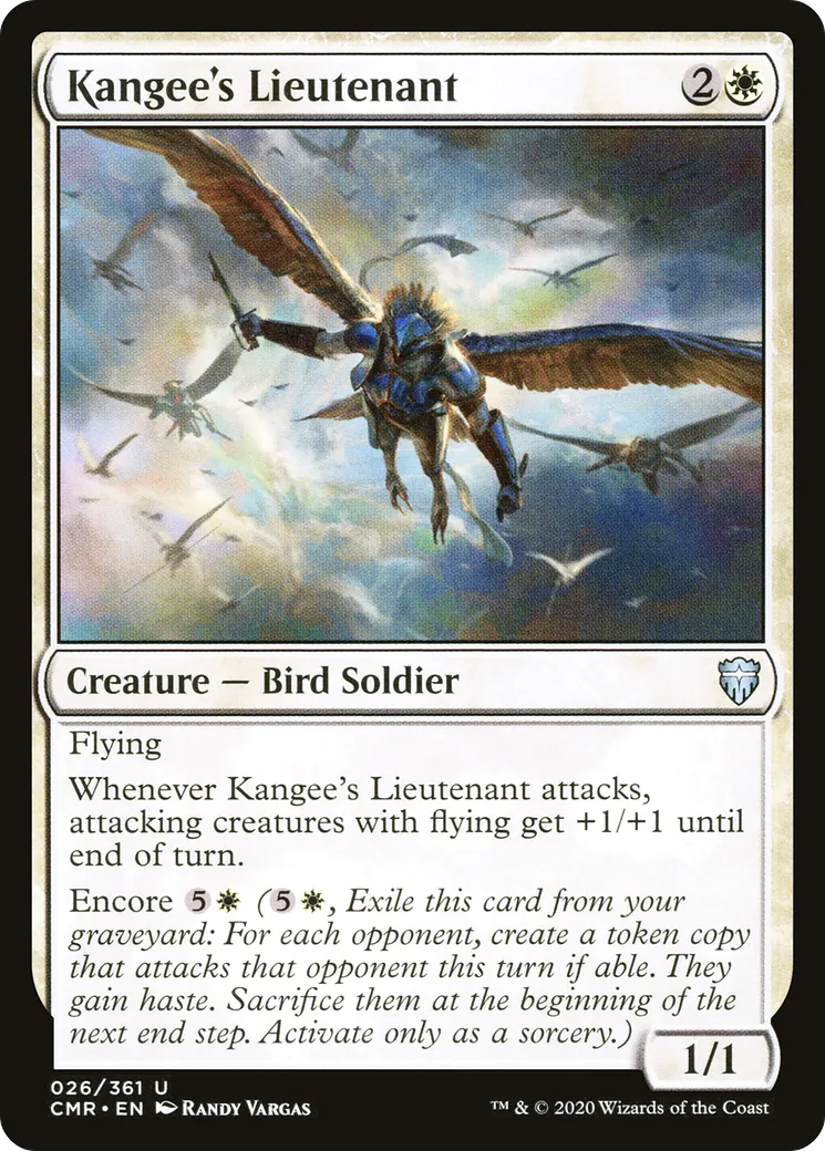 Kangee's Lieutenant — Commander Legends — Magic: The Gathering