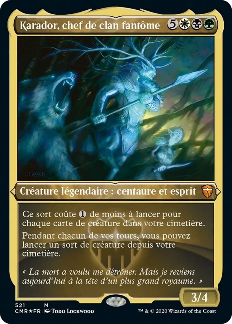 Karador, chef de clan fantôme — Commander Legends — Magic: The Gathering