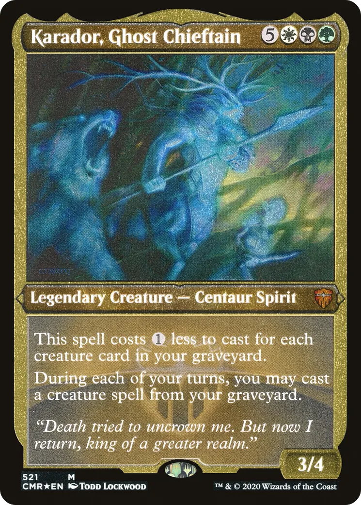 Karador, Ghost Chieftain — Commander Legends — Magic: The Gathering