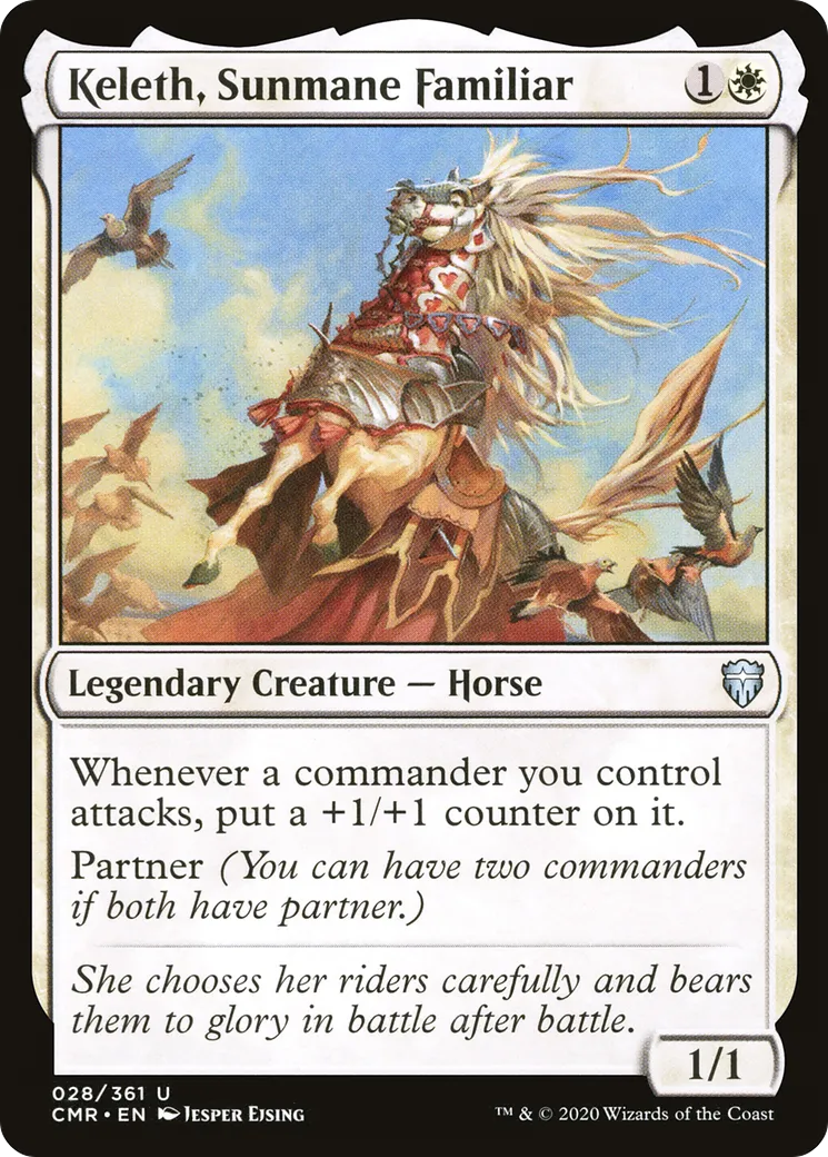 Keleth, Sunmane Familiar — Commander Legends — Magic: The Gathering