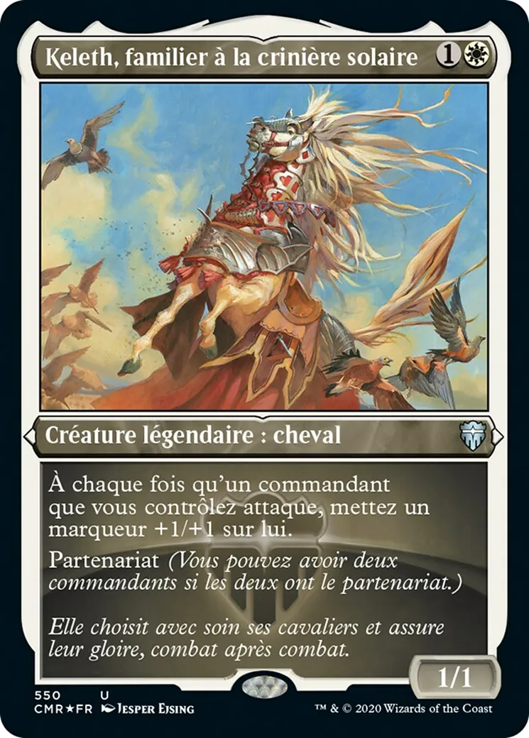 Keleth, familier à la crinière solaire — Commander Legends — Magic: The Gathering