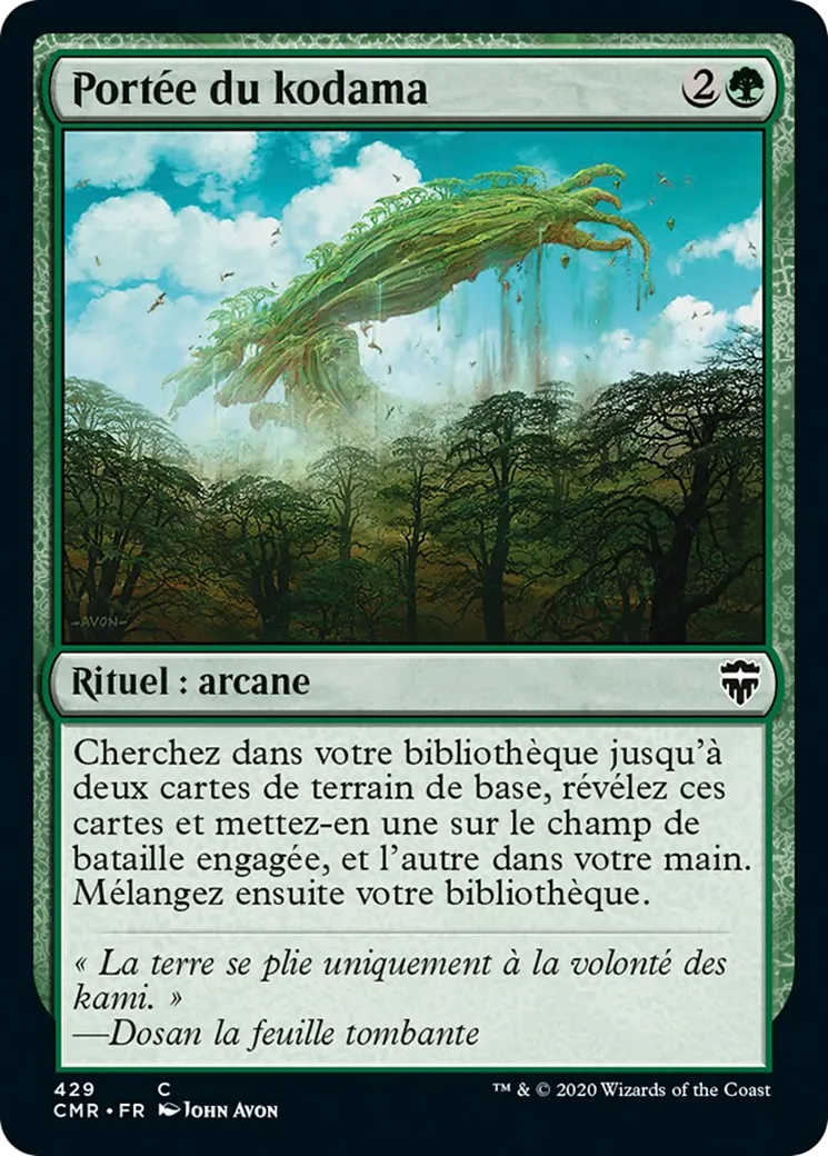 Portée du kodama — Commander Legends — Magic: The Gathering