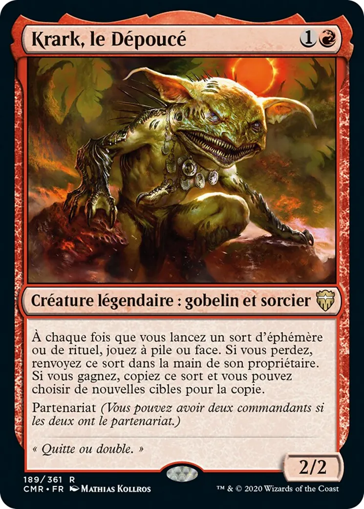 Krark, le Dépoucé — Commander Legends — Magic: The Gathering
