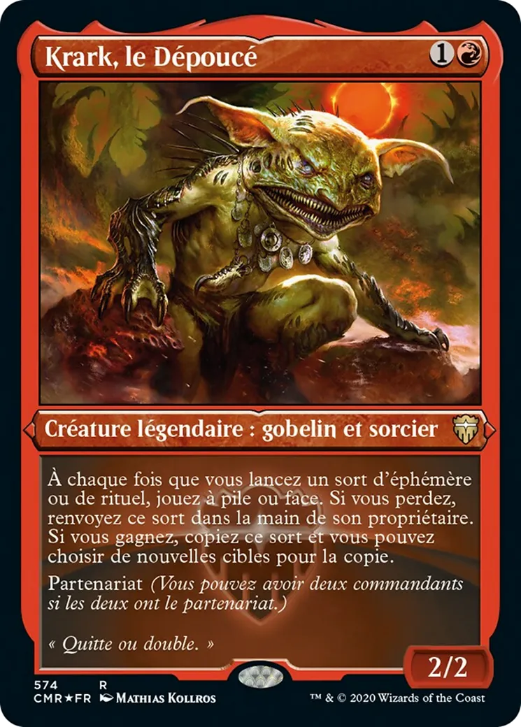 Krark, le Dépoucé — Commander Legends — Magic: The Gathering