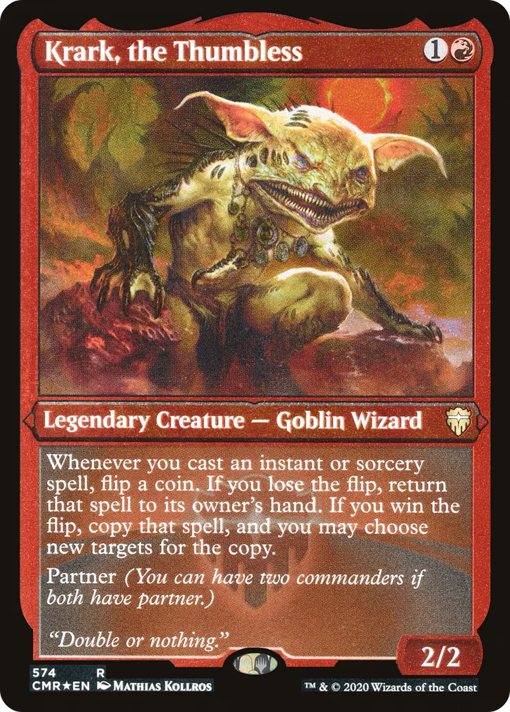 Krark, the Thumbless — Commander Legends — Magic: The Gathering