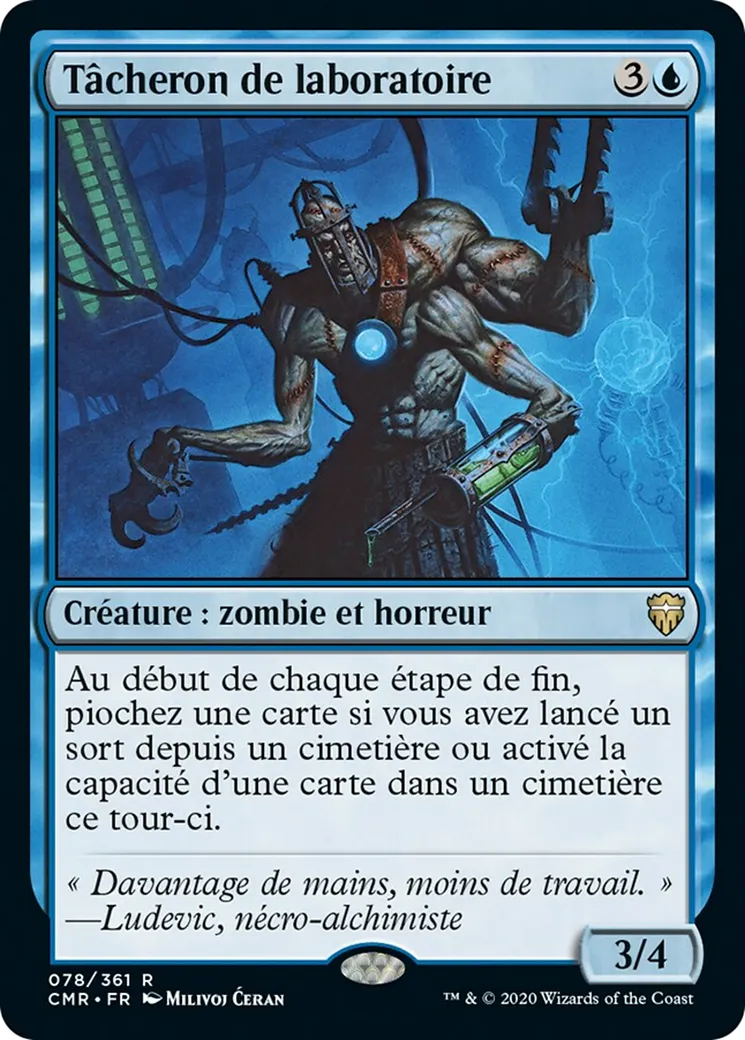 Tâcheron de laboratoire — Commander Legends — Magic: The Gathering