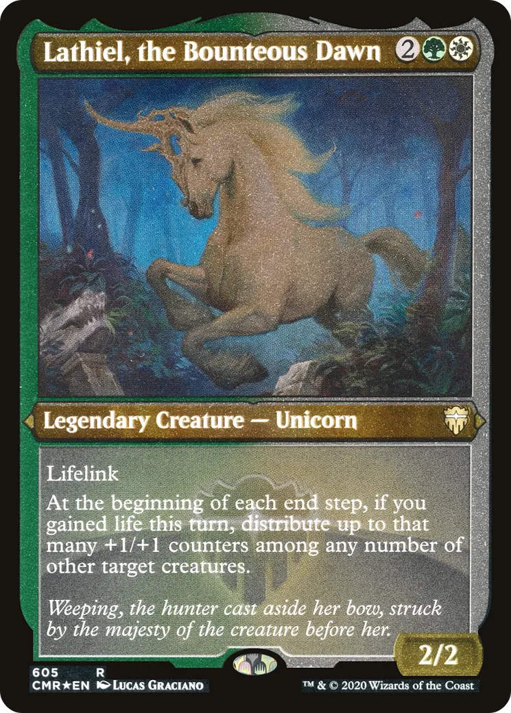 Lathiel, the Bounteous Dawn from Commander Legends - Magic: The Gathering