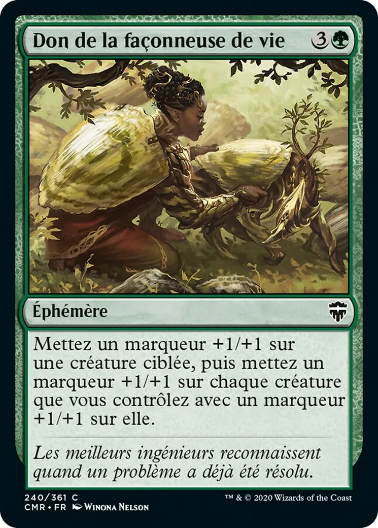 Don de la façonneuse de vie from Commander Legends - Magic: The Gathering