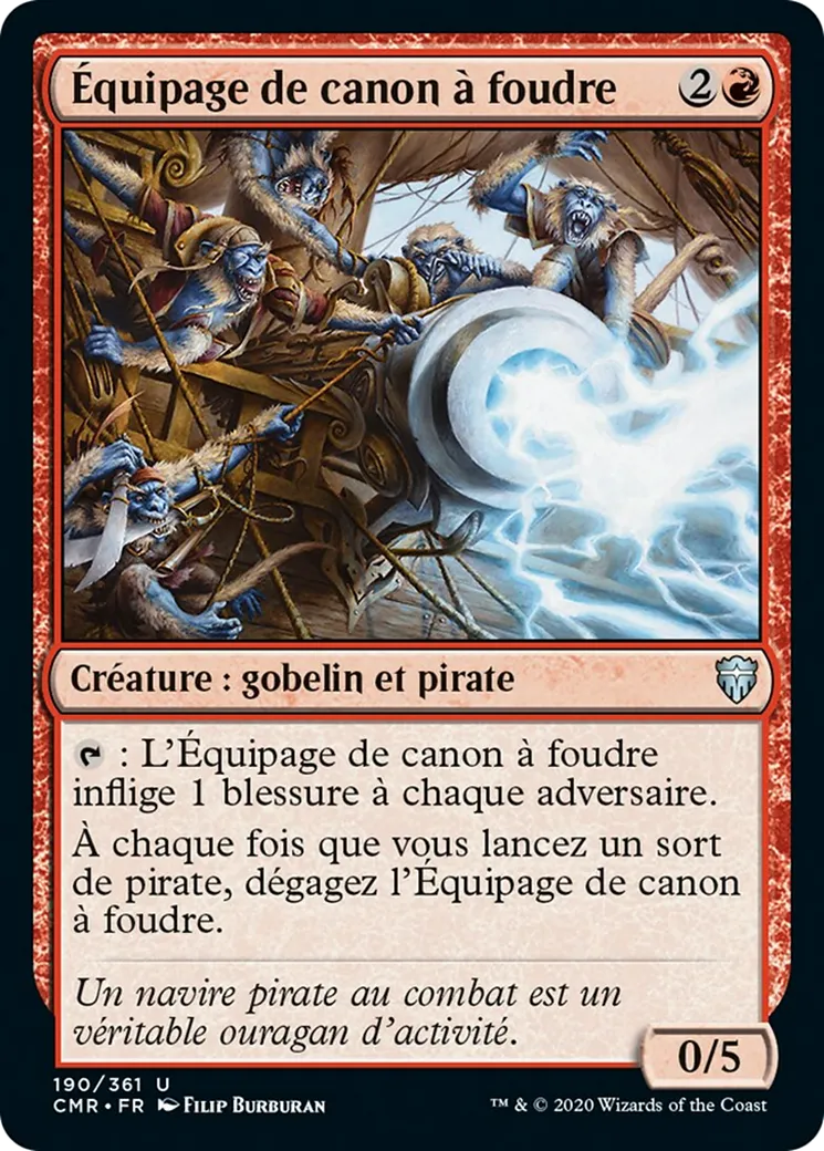 Équipage de canon à foudre — Commander Legends — Magic: The Gathering