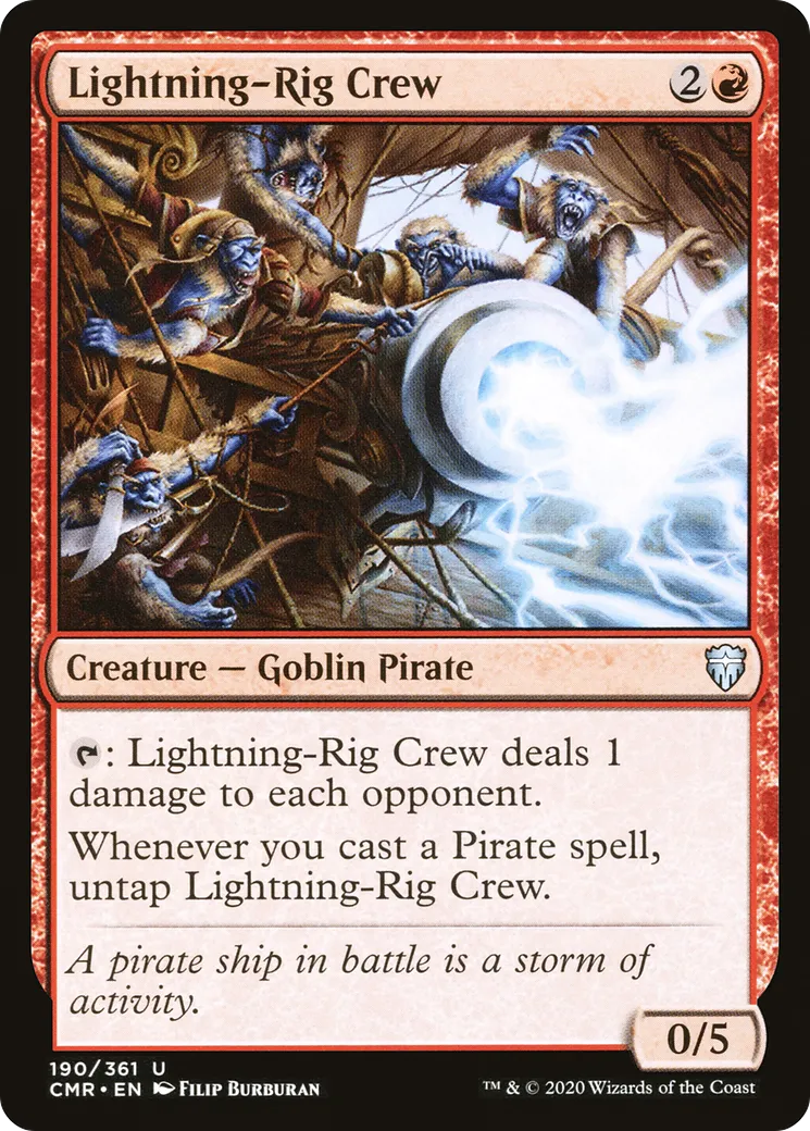 Équipage de canon à foudre — Commander Legends — Magic: The Gathering
