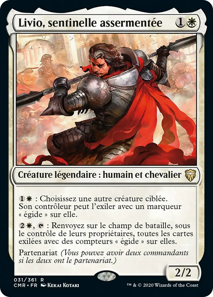 Livio, sentinelle assermentée — Commander Legends — Magic: The Gathering