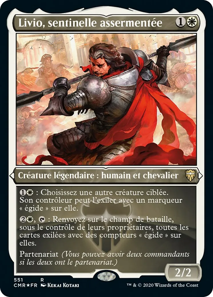 Livio, sentinelle assermentée — Commander Legends — Magic: The Gathering