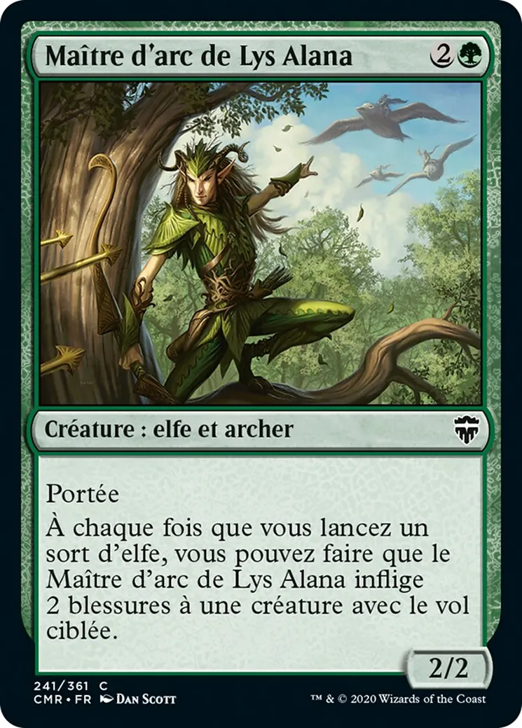 Maître d'arc de Lys Alana — Commander Legends — Magic: The Gathering