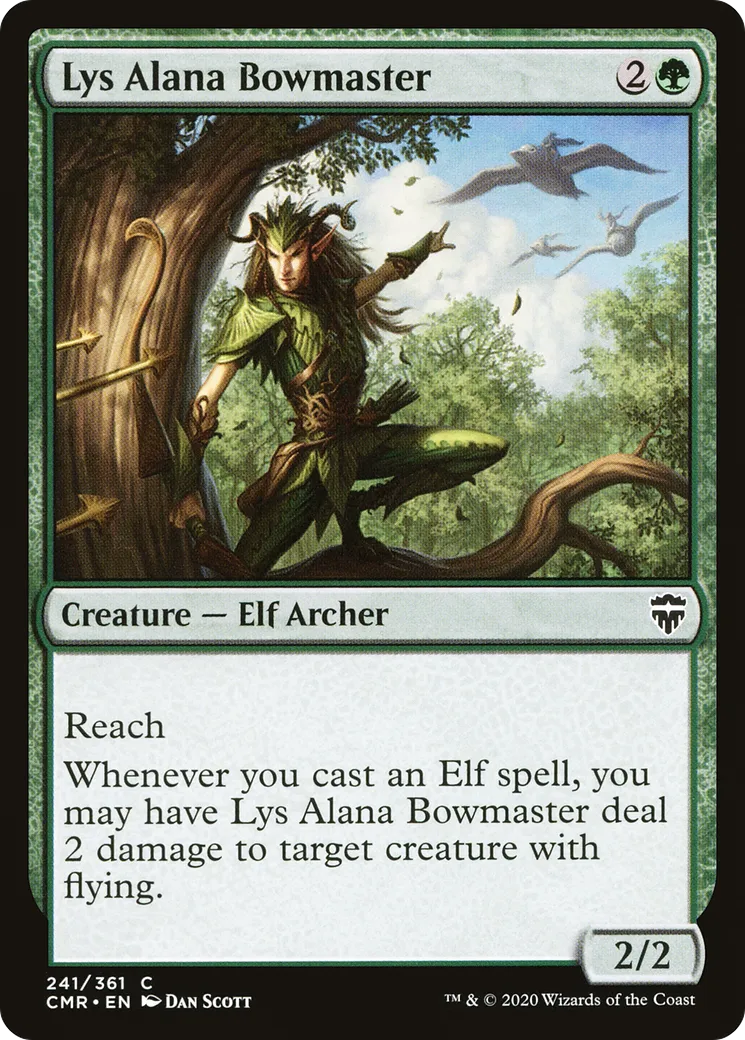 Lys Alana Bowmaster — Commander Legends — Magic: The Gathering