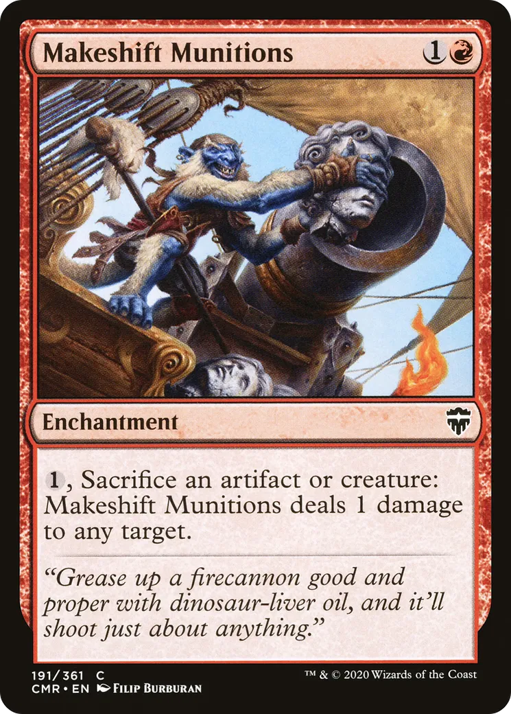 Munitions improvisées — Commander Legends — Magic: The Gathering