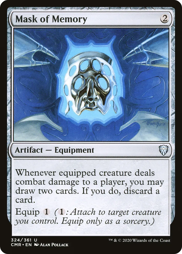 Mask of Memory from Commander Legends - Magic: The Gathering