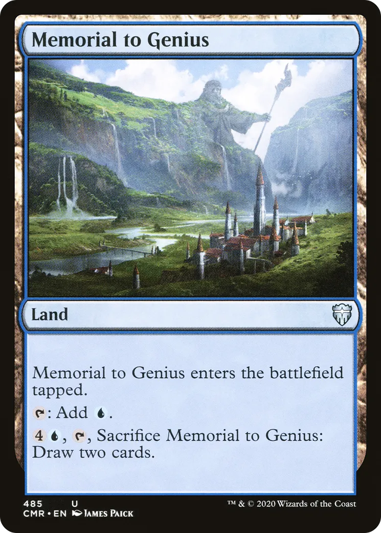 Memorial to Genius — Commander Legends — Magic: The Gathering