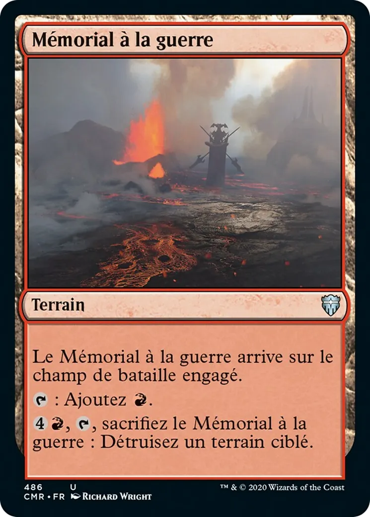 Mémorial à la guerre — Commander Legends — Magic: The Gathering