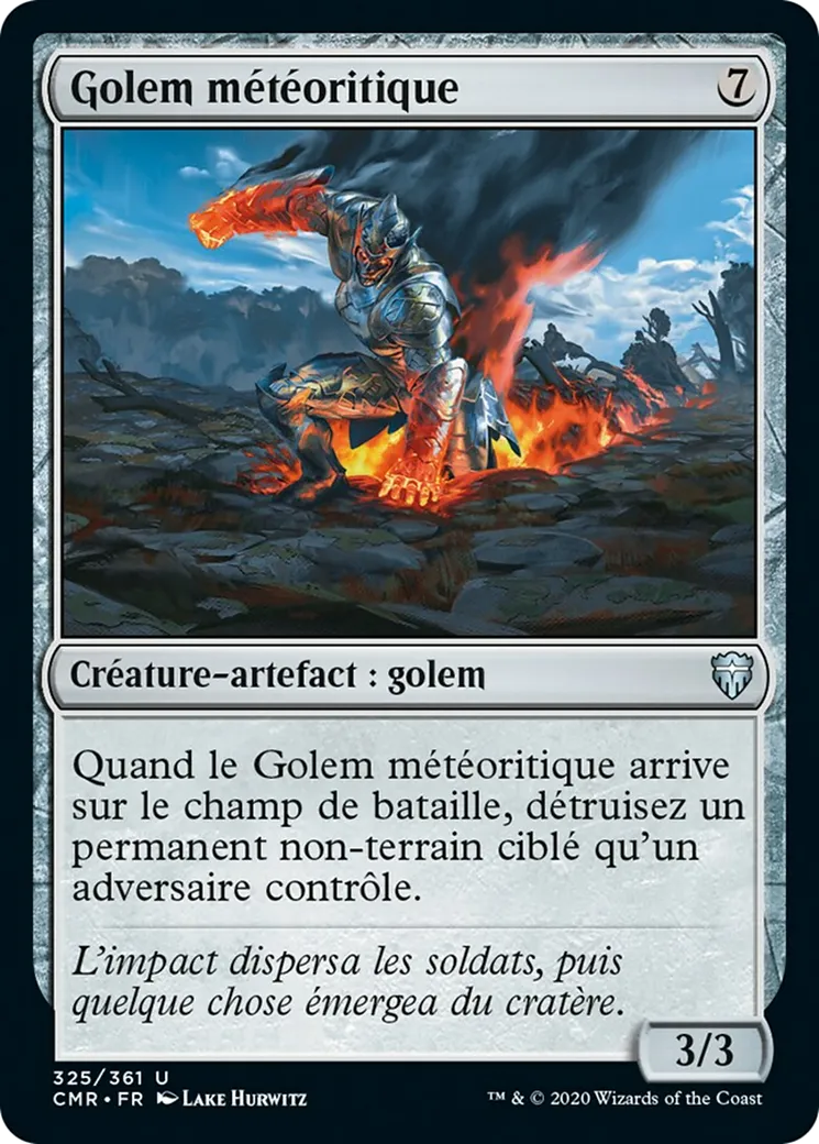 Golem météoritique — Commander Legends — Magic: The Gathering