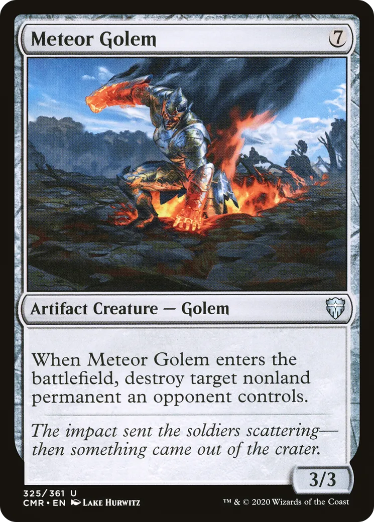 Meteor Golem — Commander Legends — Magic: The Gathering