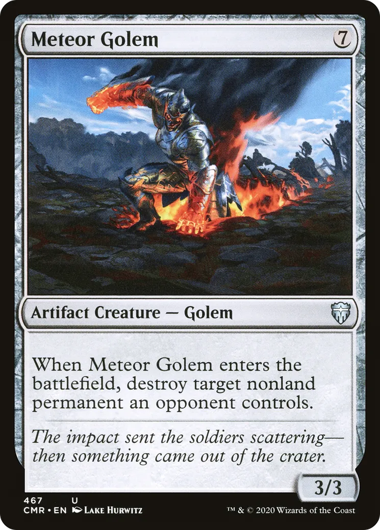 Meteor Golem — Commander Legends — Magic: The Gathering
