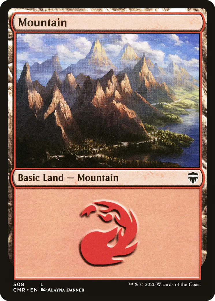Mountain from Commander Legends - Magic: The Gathering