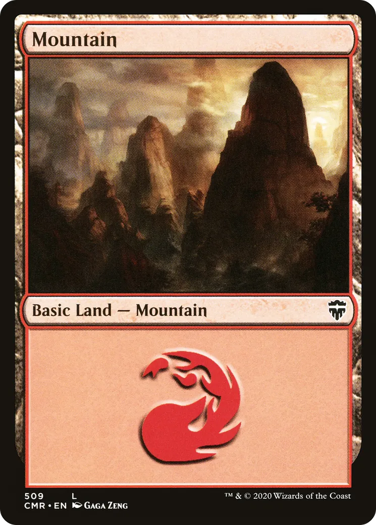 Mountain from Commander Legends - Magic: The Gathering