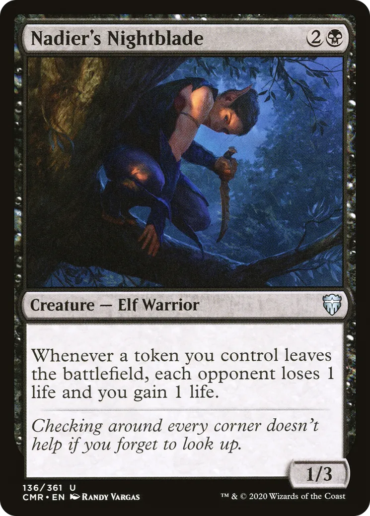 Nadier's Nightblade — Commander Legends — Magic: The Gathering