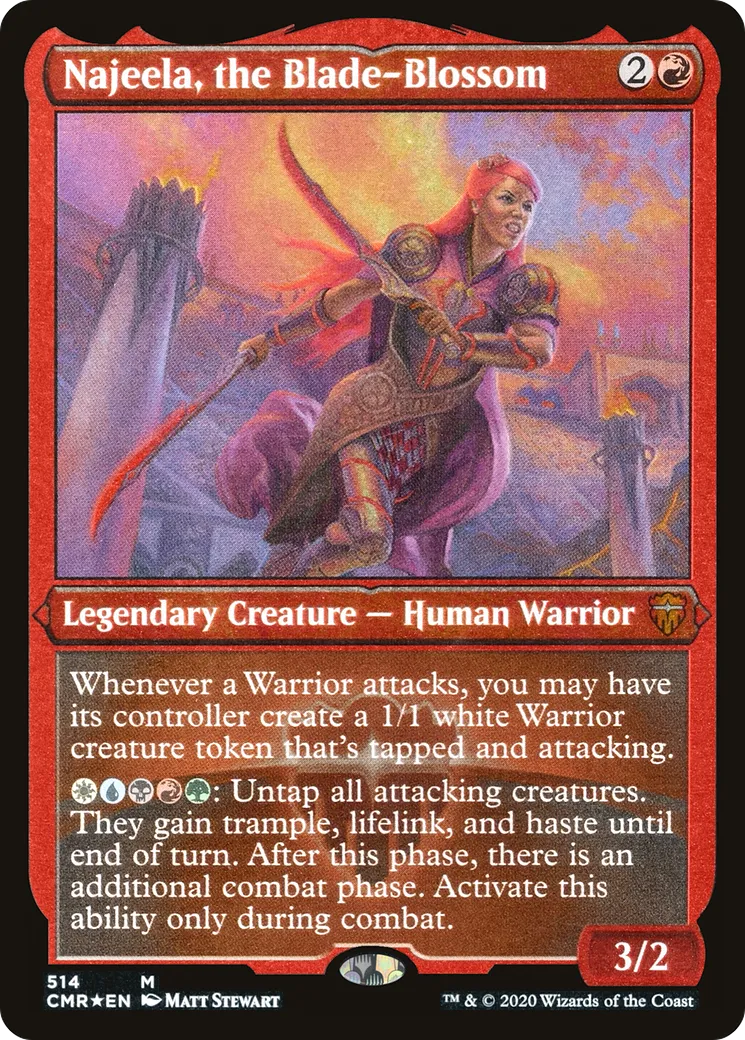 Najeela, the Blade-Blossom — Commander Legends — Magic: The Gathering