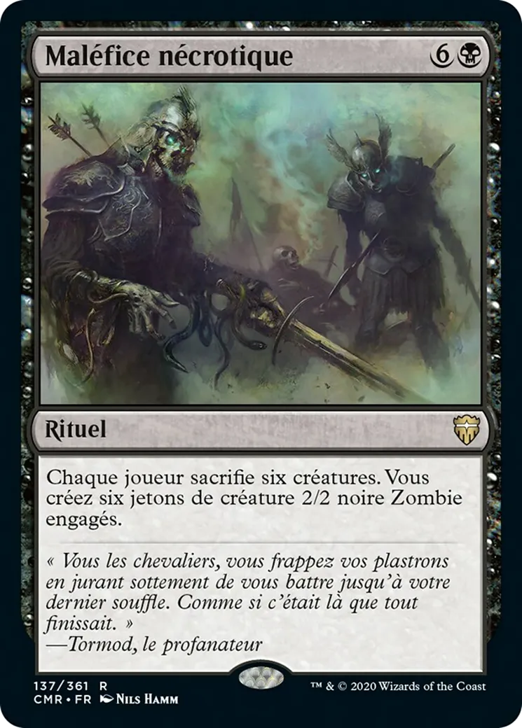 Maléfice nécrotique — Commander Legends — Magic: The Gathering