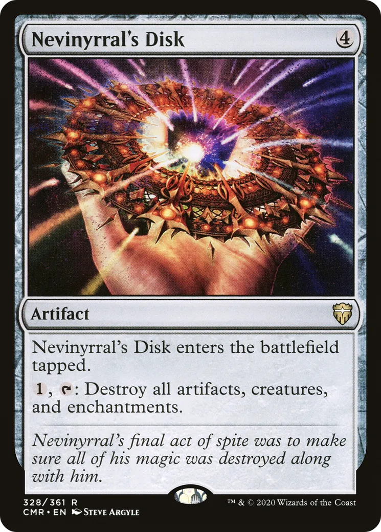 Nevinyrral's Disk from Commander Legends - Magic: The Gathering